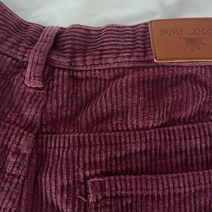 Corduroy surf skate shorts
